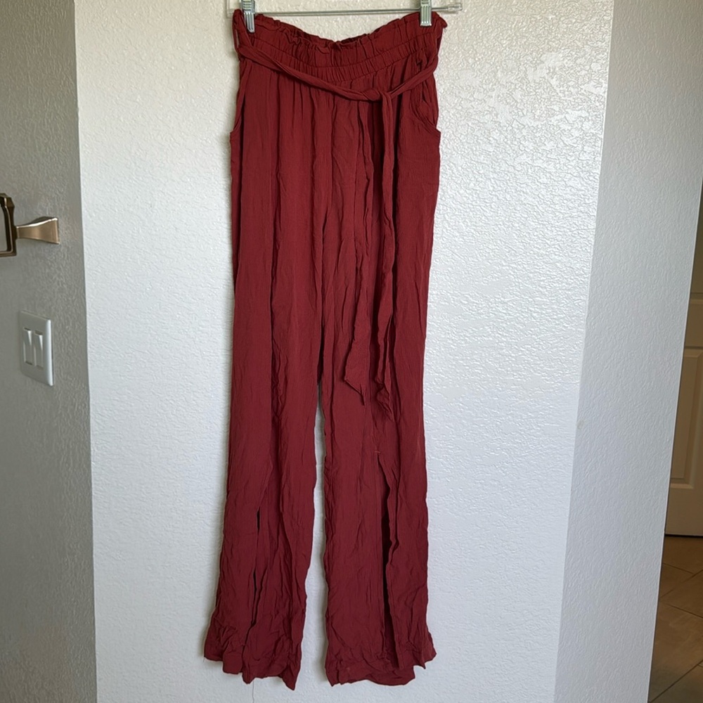 Rewash bar L red pants